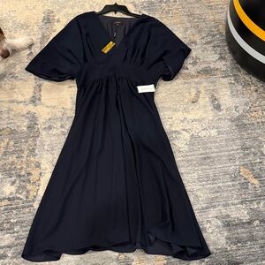 Elegant Navy Blue Dress